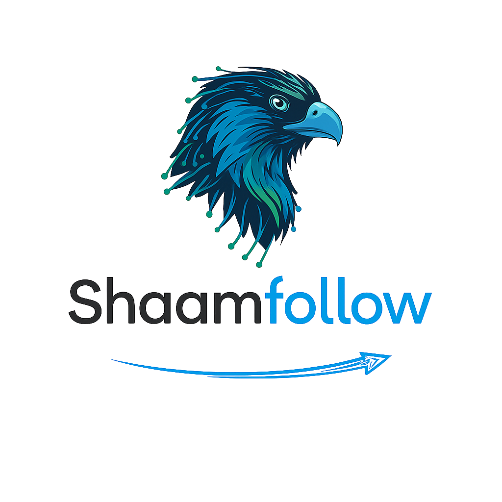 Shaam follow logo